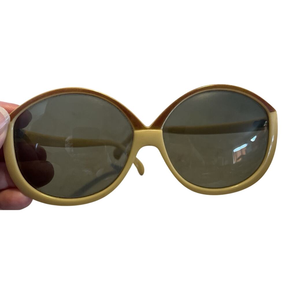 VTG Cool Ray Polaroid 360 Sunglasses 50s 60s Plastic Acetate Round Thick Frames